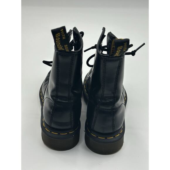 Dr. Martens Vintage Black Leather 8 Eye Combat Boots Women’s 5 AirWair - Picture 6 of 9